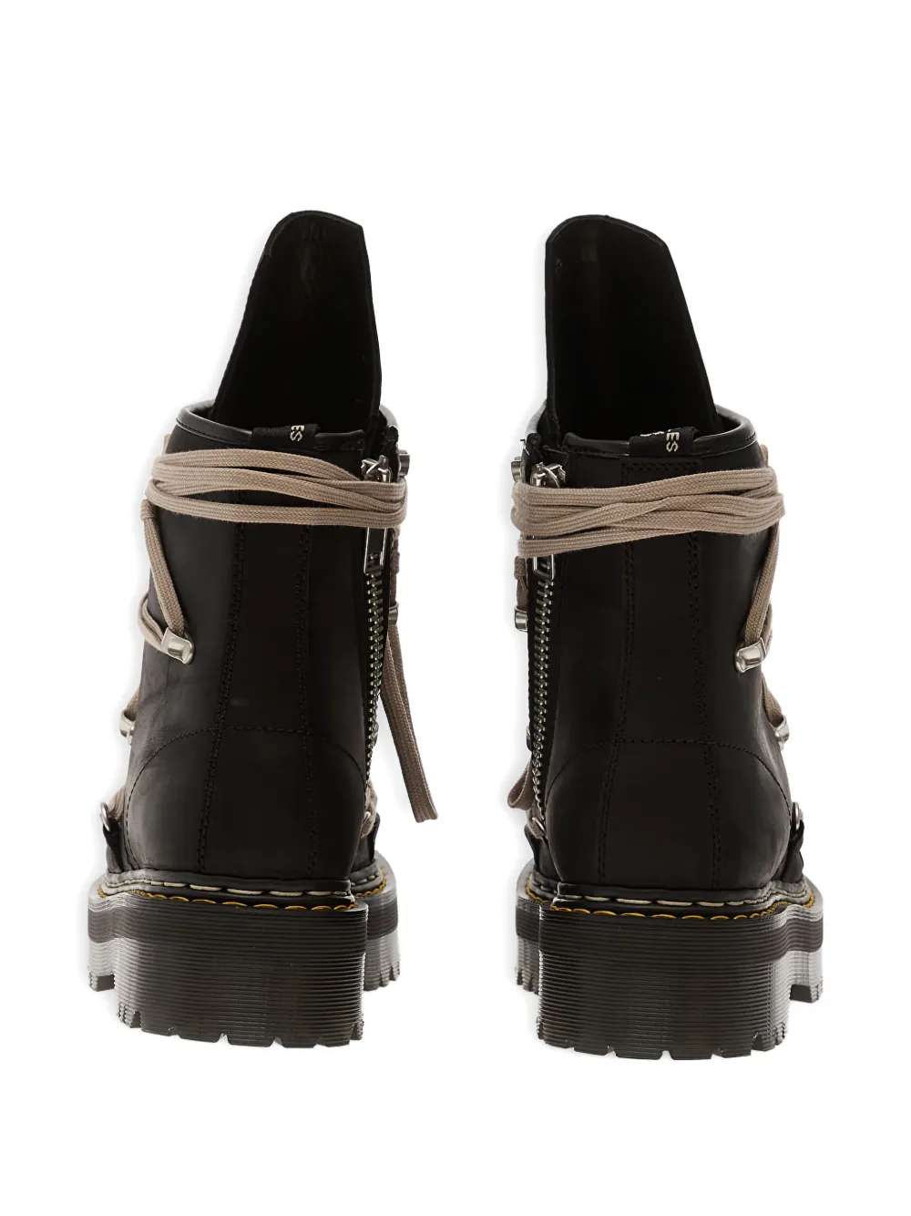 Rick Owens x Dr. Martens Megalace 1460 leren laarzen Zwart
