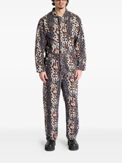 PATTA City Leopard Boiler graphic jumpsuit