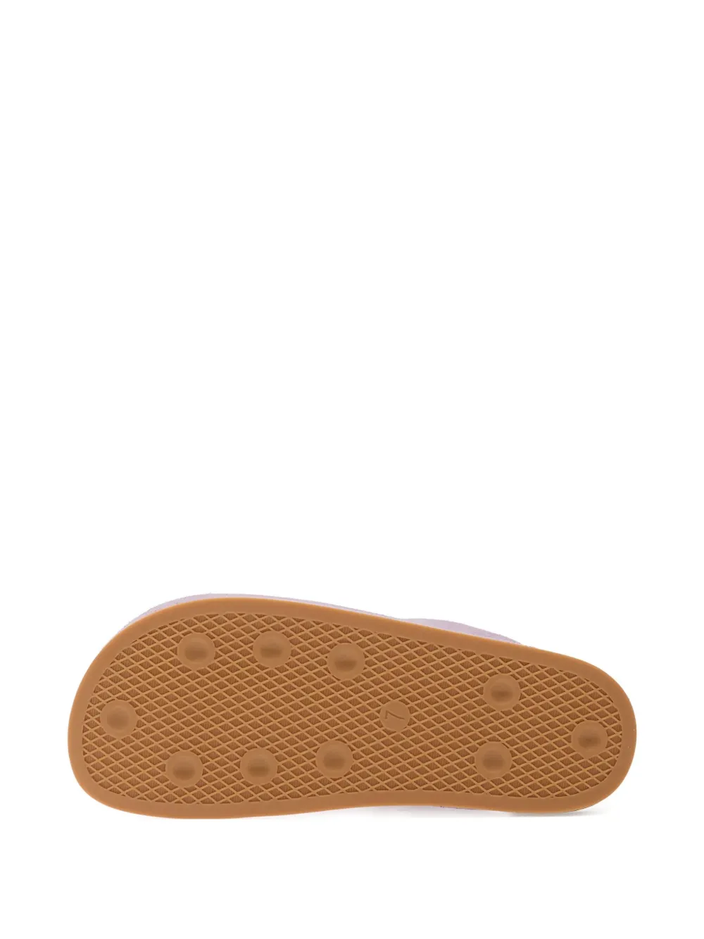 Adidas Originals Adimule Logo-embossed Slippers In Purple