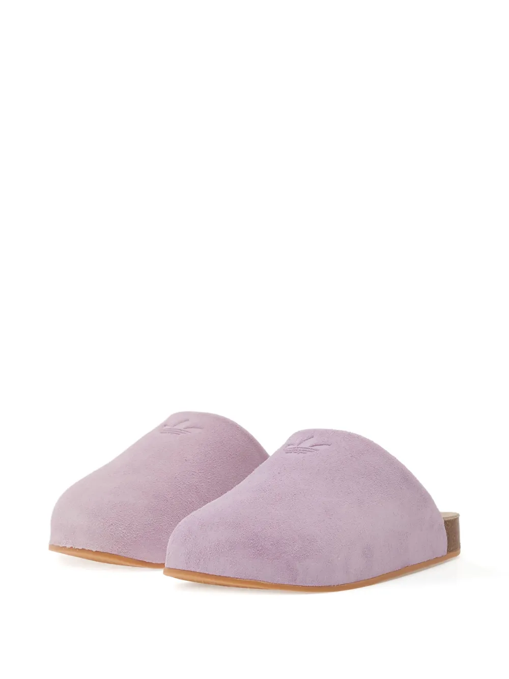 Adidas Originals Adimule Logo-embossed Slippers In Purple