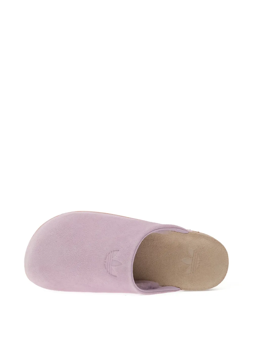 Adidas Originals Adimule Logo-embossed Slippers In Purple