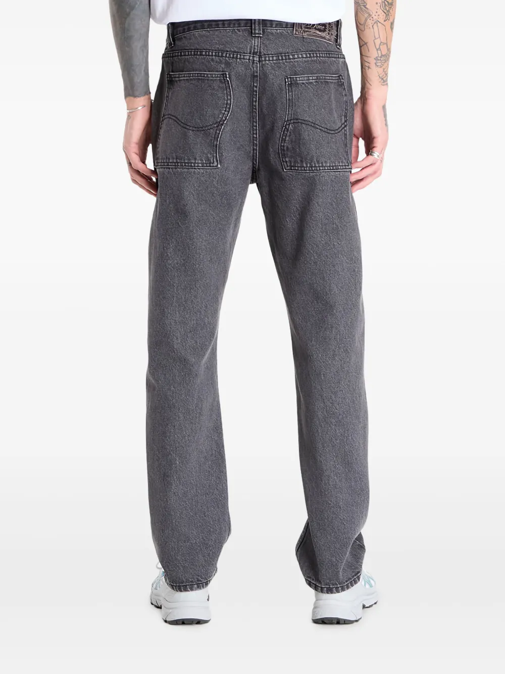 dime Straight broek Grijs