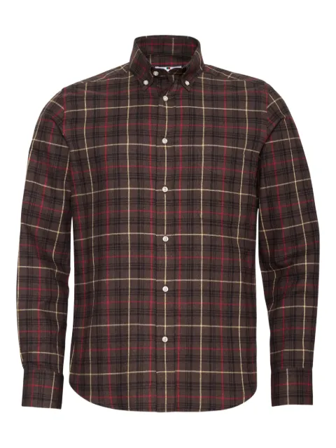 LOJA DAS MEIAS buttoned checked shirt