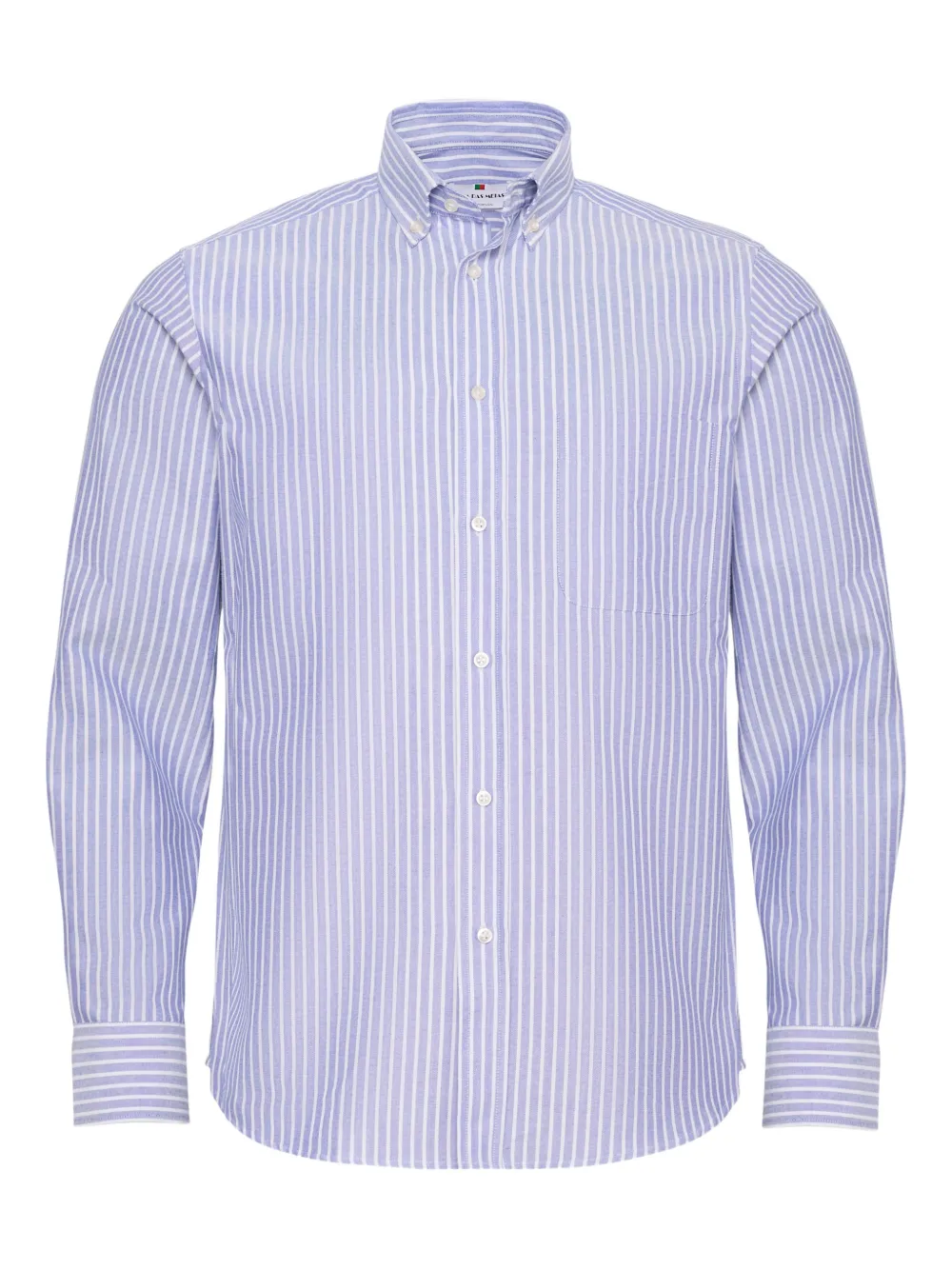 LOJA DAS MEIAS striped-pattern button shirt | Blue | Image 1