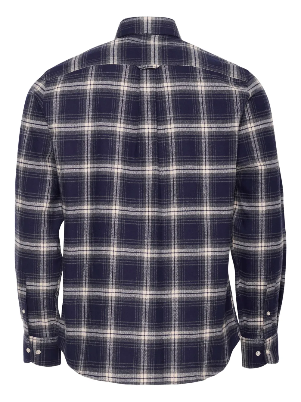 LOJA DAS MEIAS buttoned check-pattern shirt - Blauw