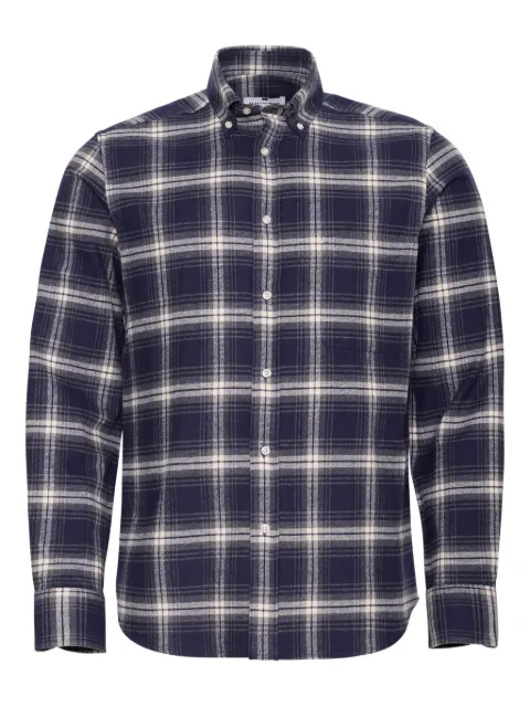 LOJA DAS MEIAS buttoned check-pattern shirt
