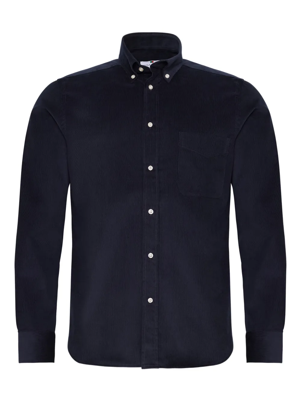 LOJA DAS MEIAS Jaqueta de veludo cotelê com botão | Azul | Image 1