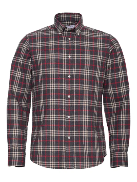 LOJA DAS MEIAS buttoned check-pattern shirt