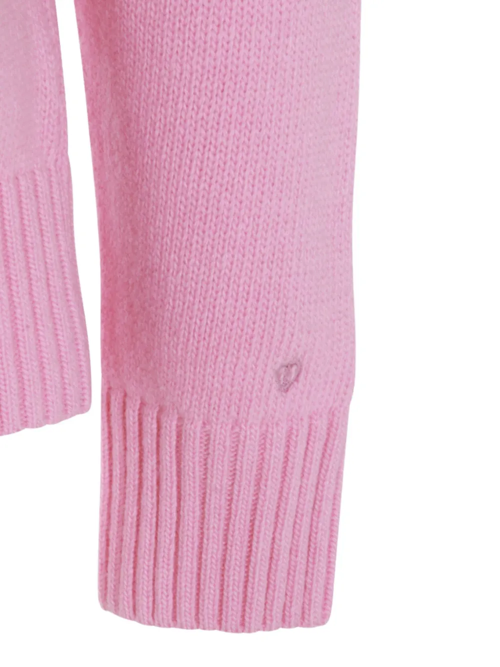 SEVEN GAUGE Geribbelde trui met ronde hals Roze