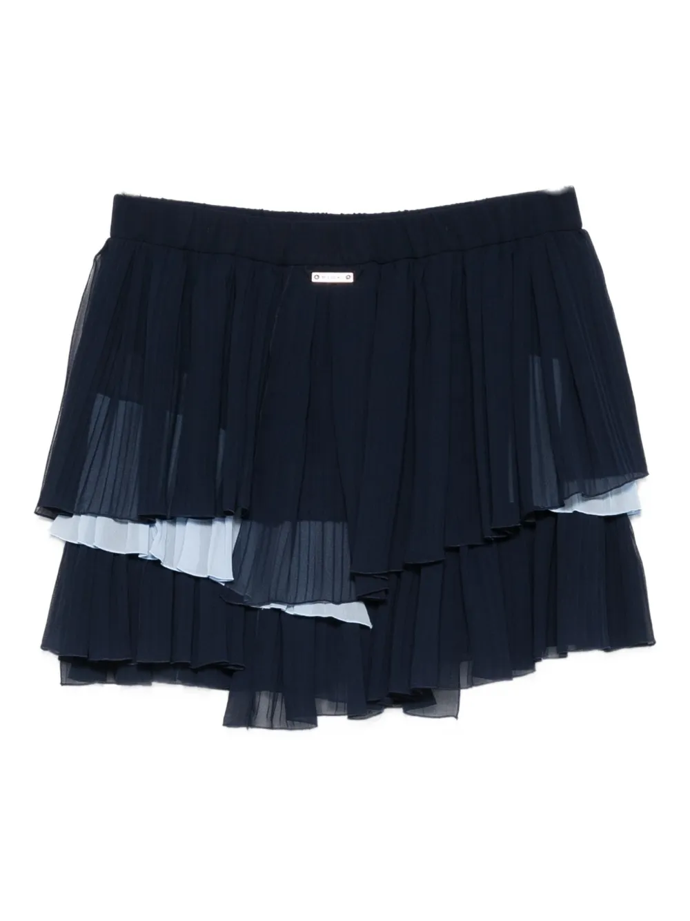 Iceberg tiered pleated mini skirt - Blauw