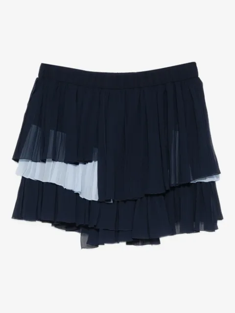 Iceberg tiered pleated mini skirt