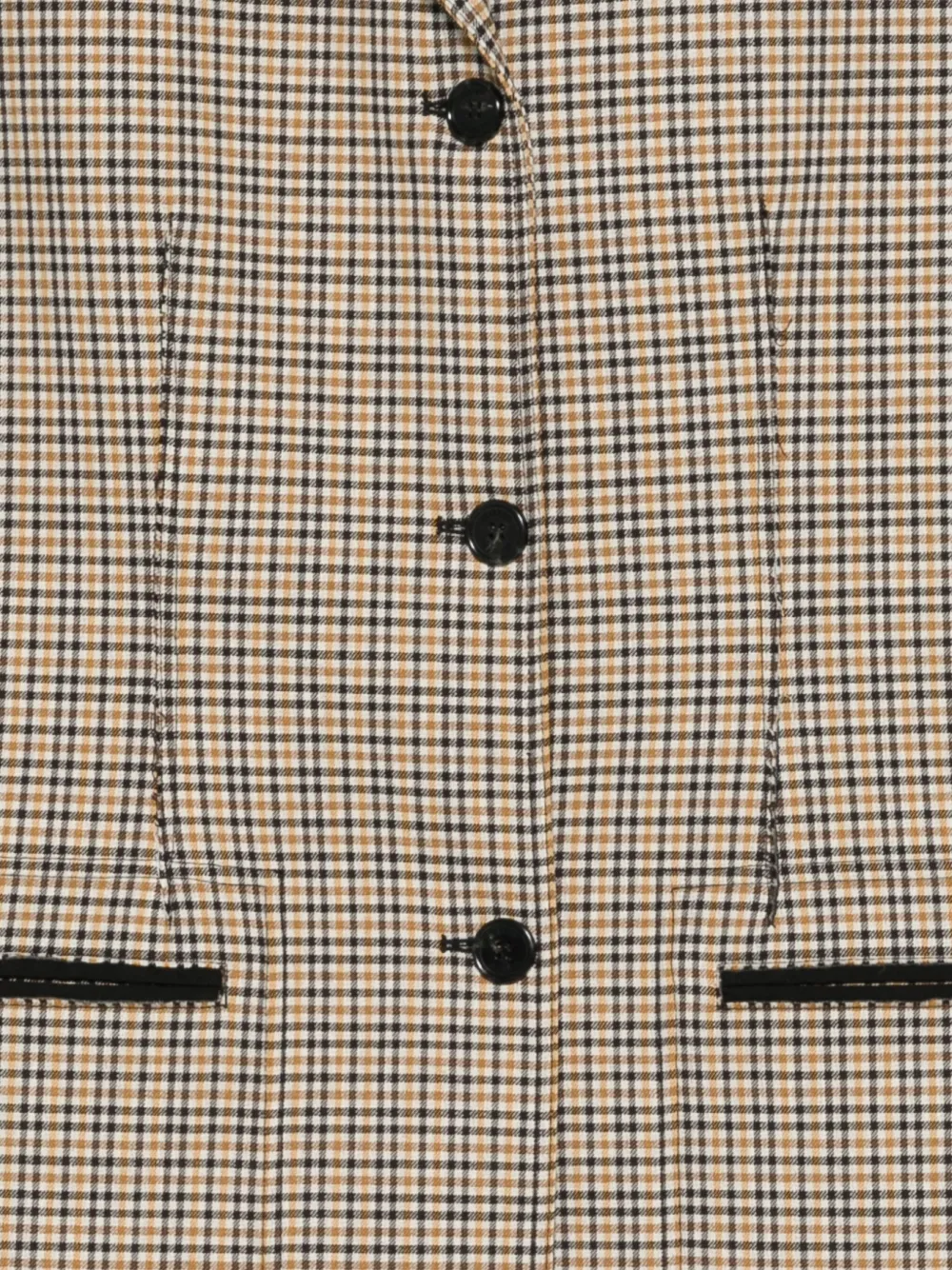 Iceberg Checked Coat In Neutral