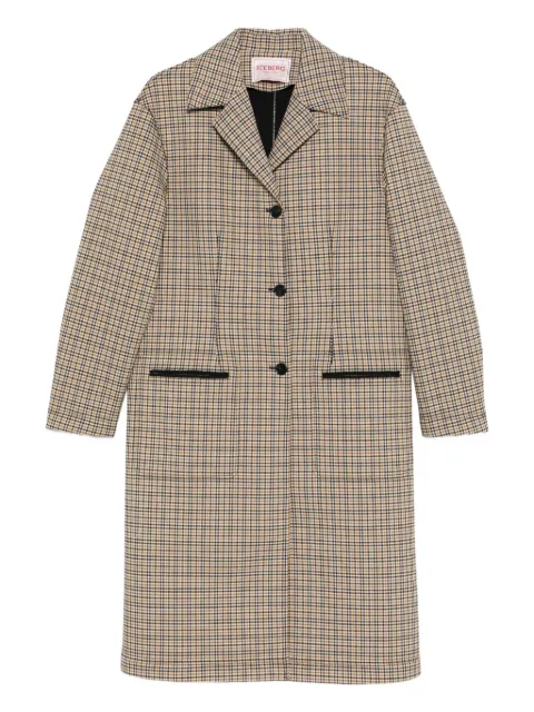 Iceberg checked coat