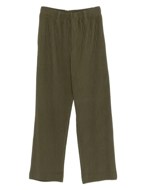 Homme Plissé Issey Miyake pantalones plisados con pretina elástica 2000