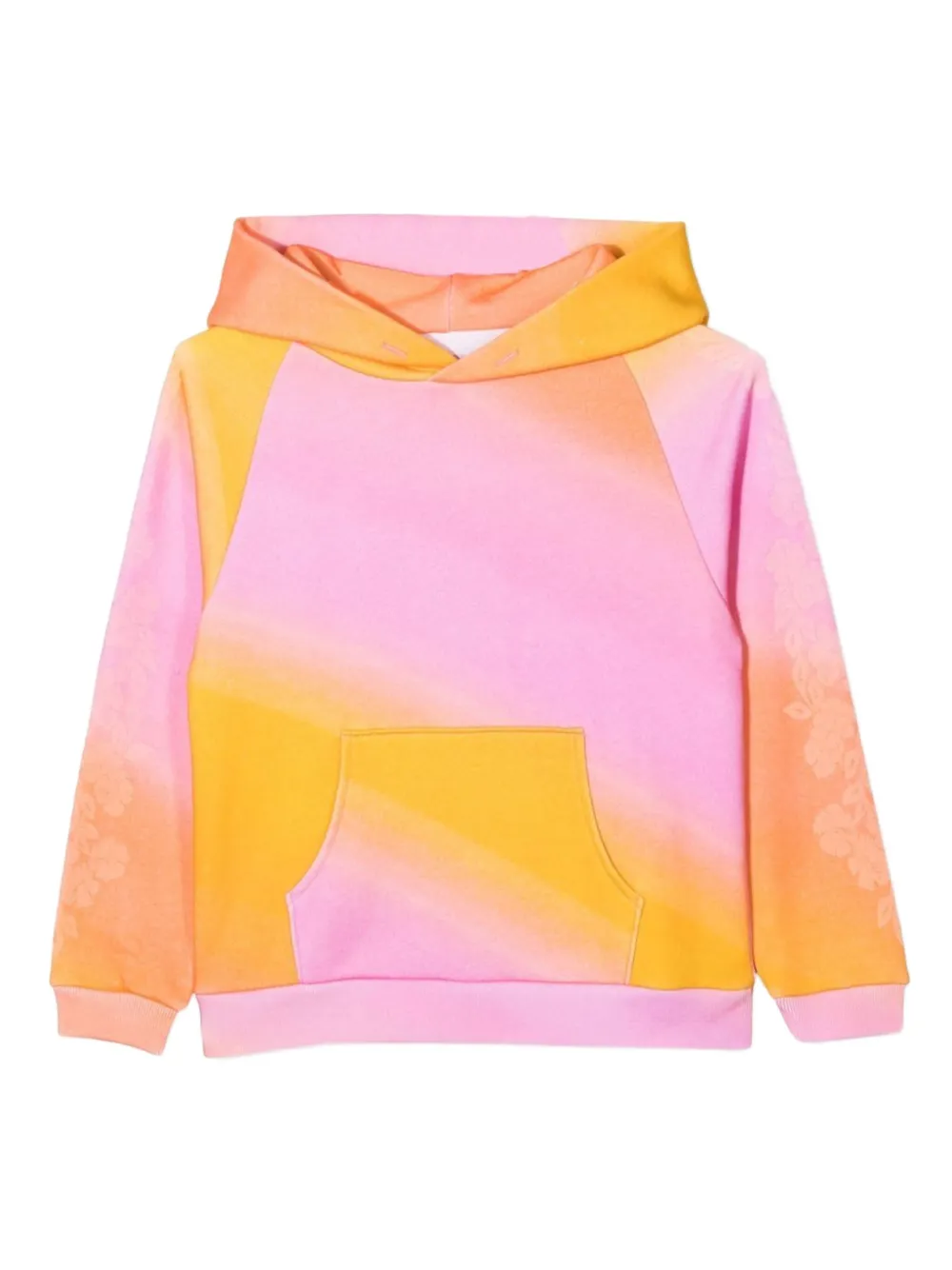 ERL KIDS floral-print hoodie - Pink
