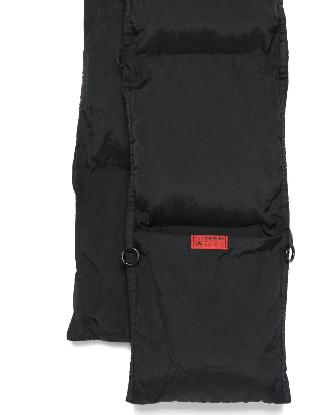 Topologie logo-patch padded scarf | Image 2