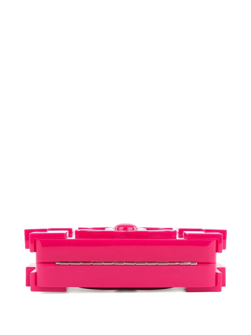 Pre-owned Chanel Lego Brick Minaudière Clutch Bag In Pink