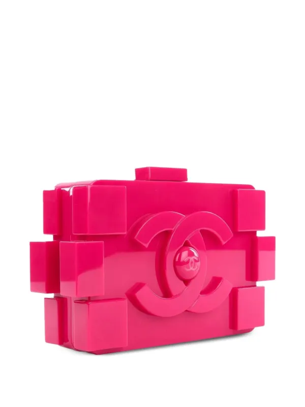 CHANEL Pre-Owned Lego Brick Minaudière Clutch Bag Pink FARFETCH ID
