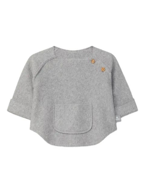 Snug pocket fleece sweater