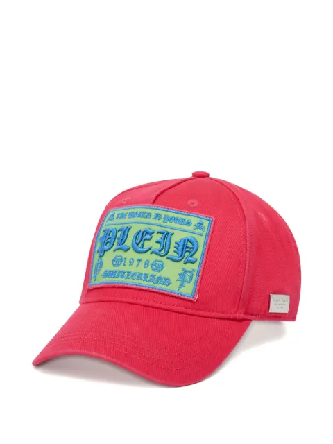 Philipp Plein embroidered patch baseball cap
