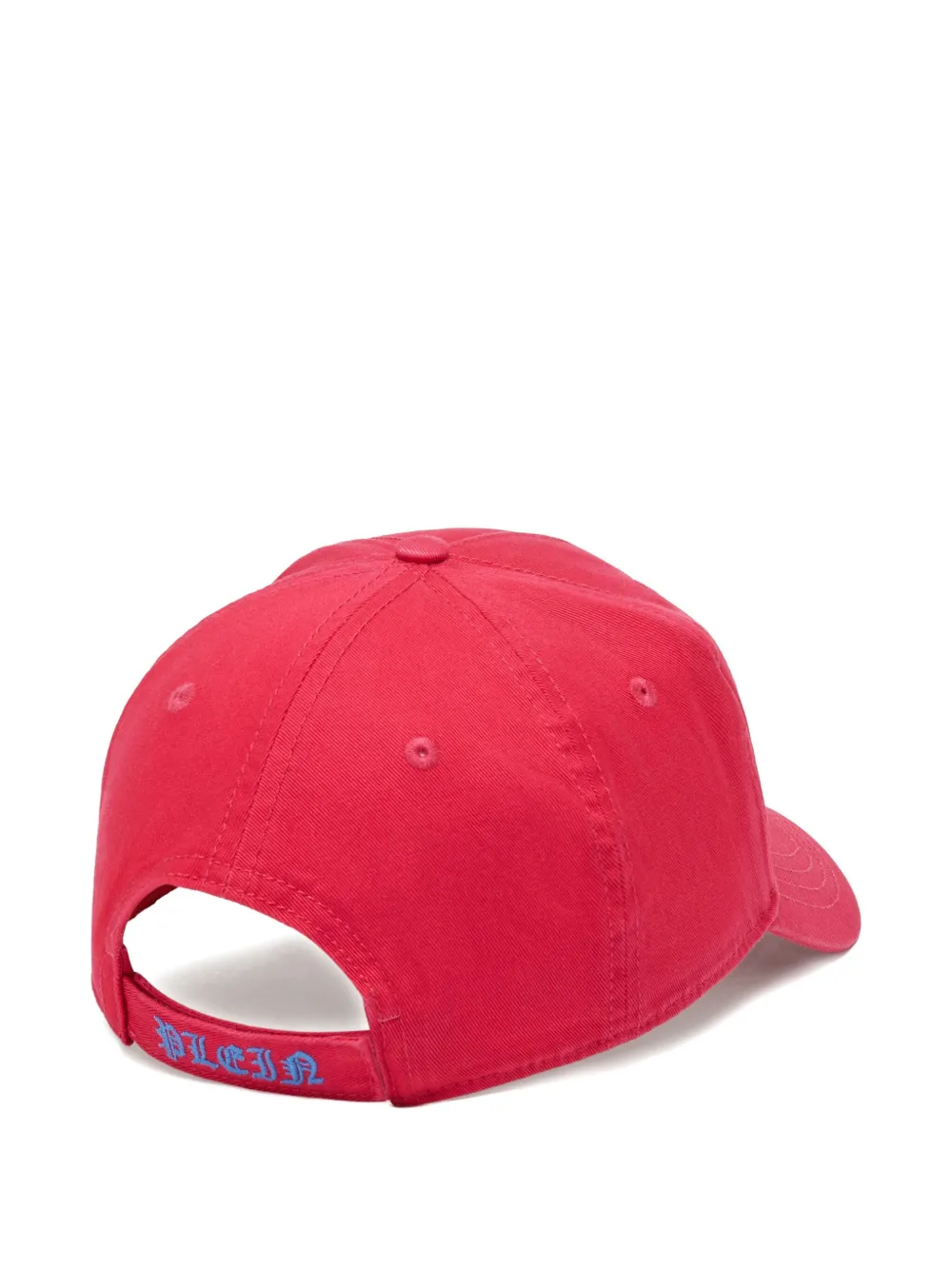 Philipp Plein Embroidered Patch Baseball Cap In Pink