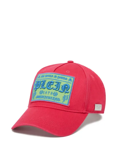 Philipp Plein gorra con parche bordado