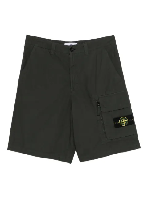 Stone Island cargo-pocket lohgo-patch shorts