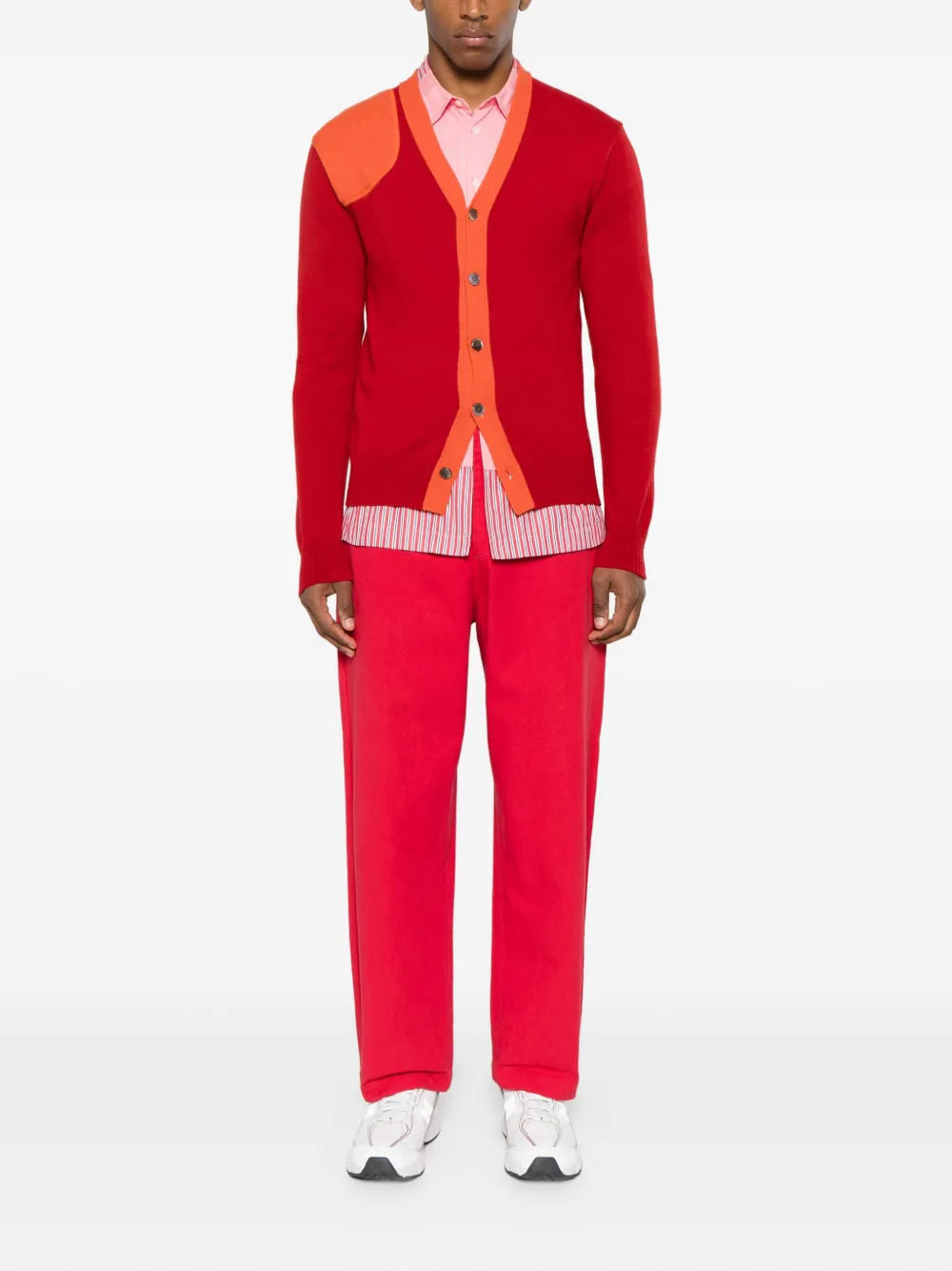 Junya Watanabe MAN 2009 colourblock panelled cardigan | Image 2