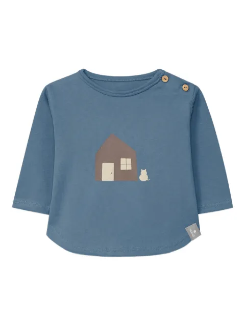 Snug button graphic-detail top