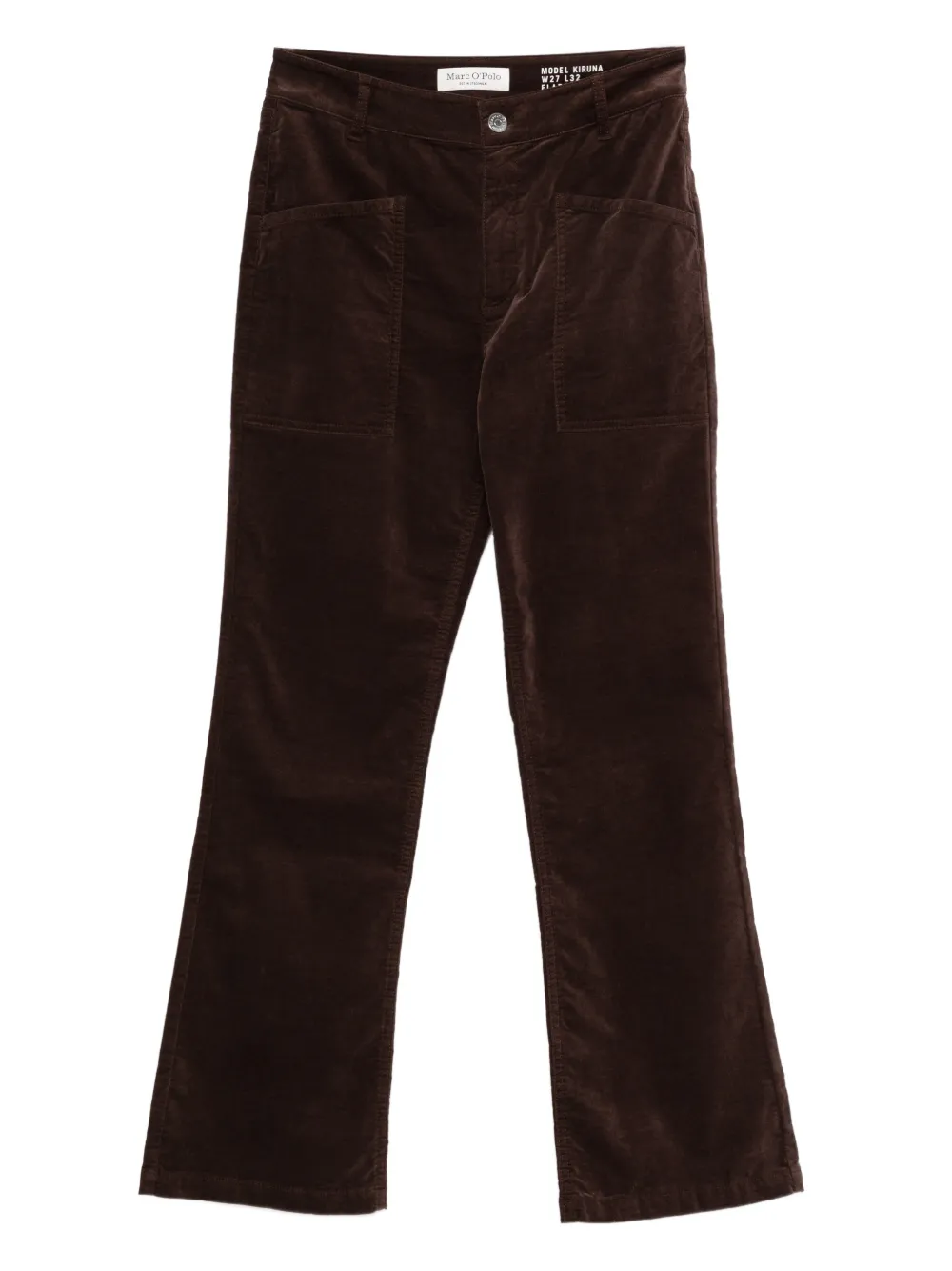 Marc O'Polo Kiruna flared trousers | Brown | Image 1