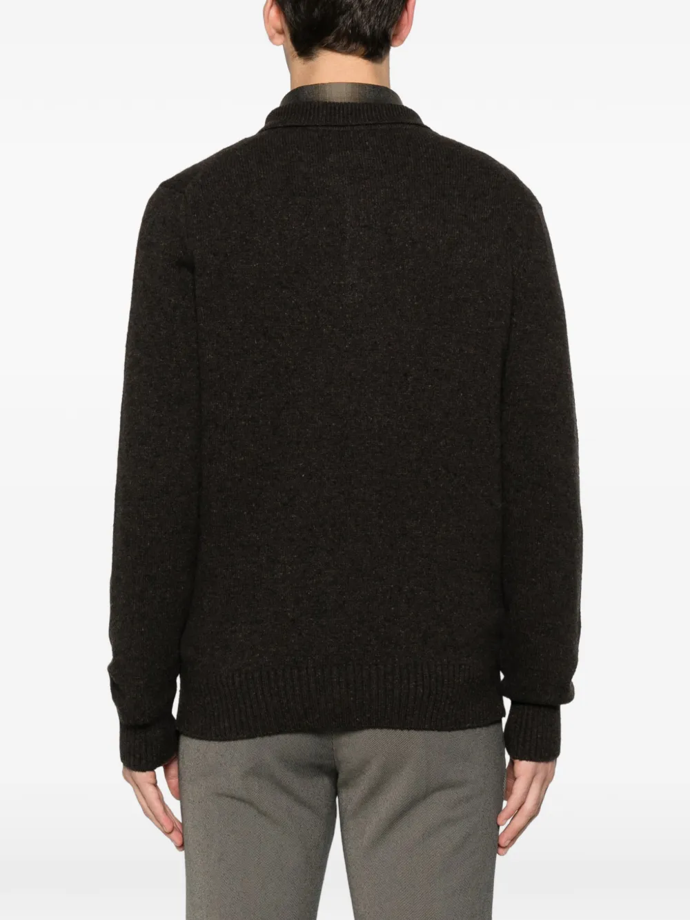 Marc O'Polo Poloshirt met knopen Bruin
