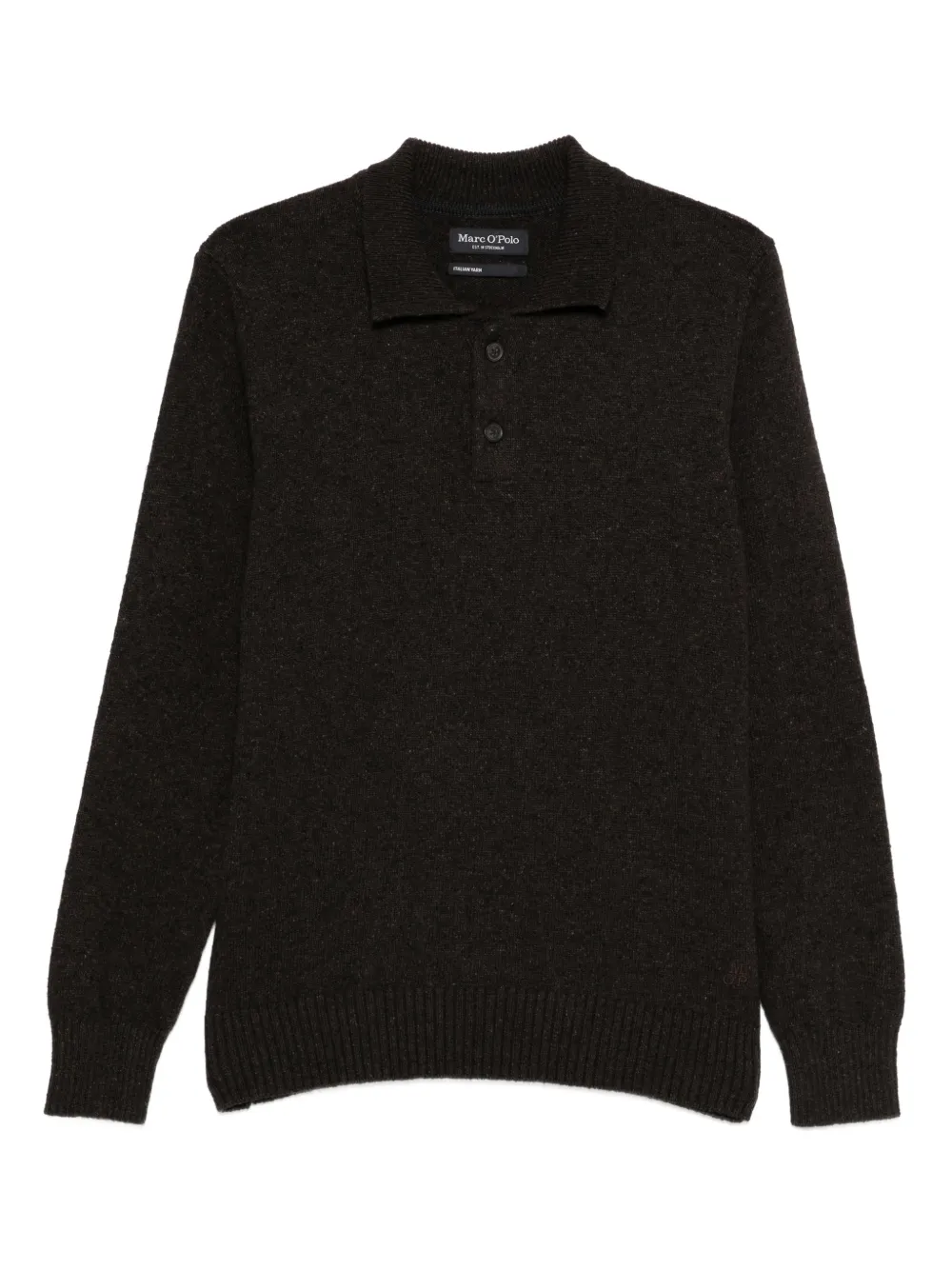 Marc O'Polo buttoned polo shirt | marrón | Image 1