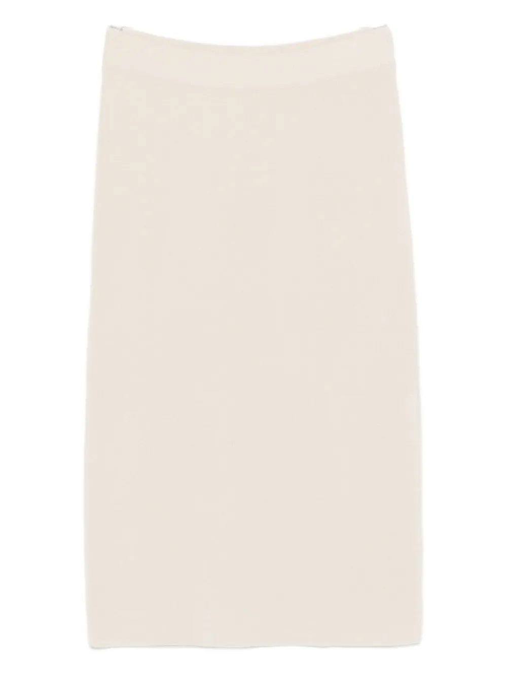 Marc O'polo Knitted Midi Skirt In White