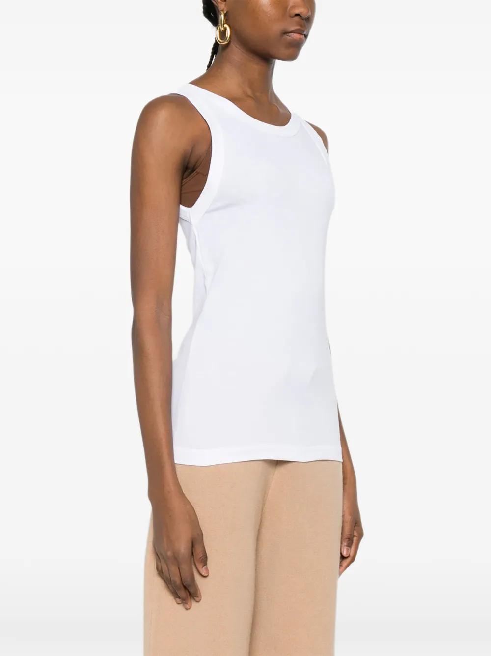 Marc O'polo Round-neck Tank Top In White