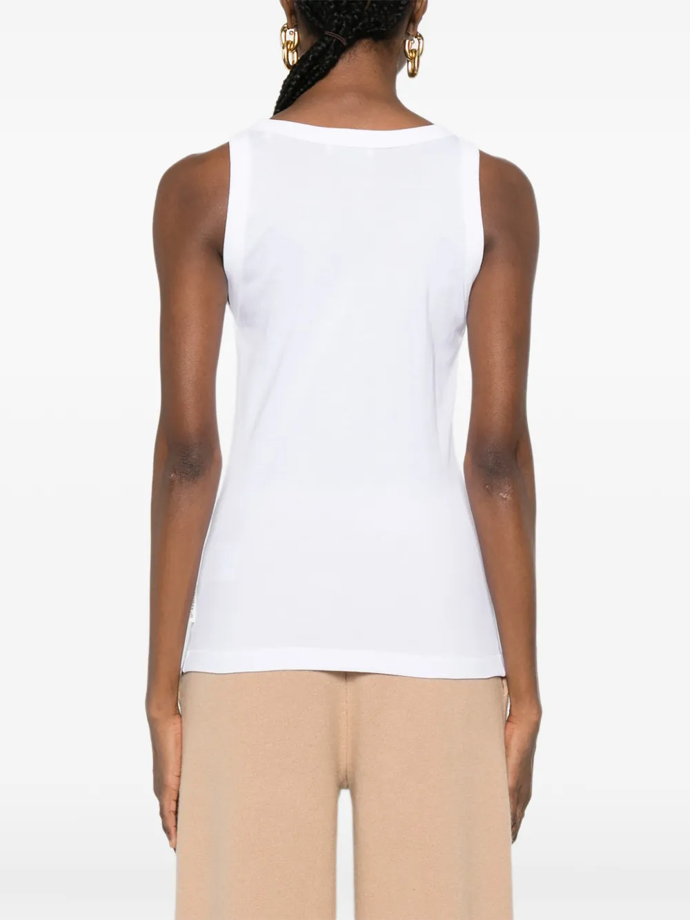 Marc O'polo Round-neck Tank Top In White