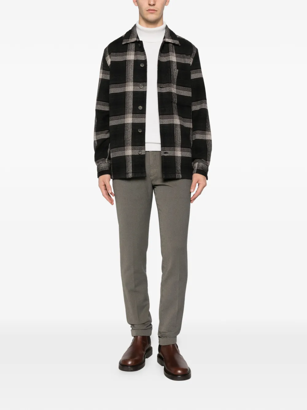 Marc O'Polo buttoned check overshirt | Jackets | Image 2