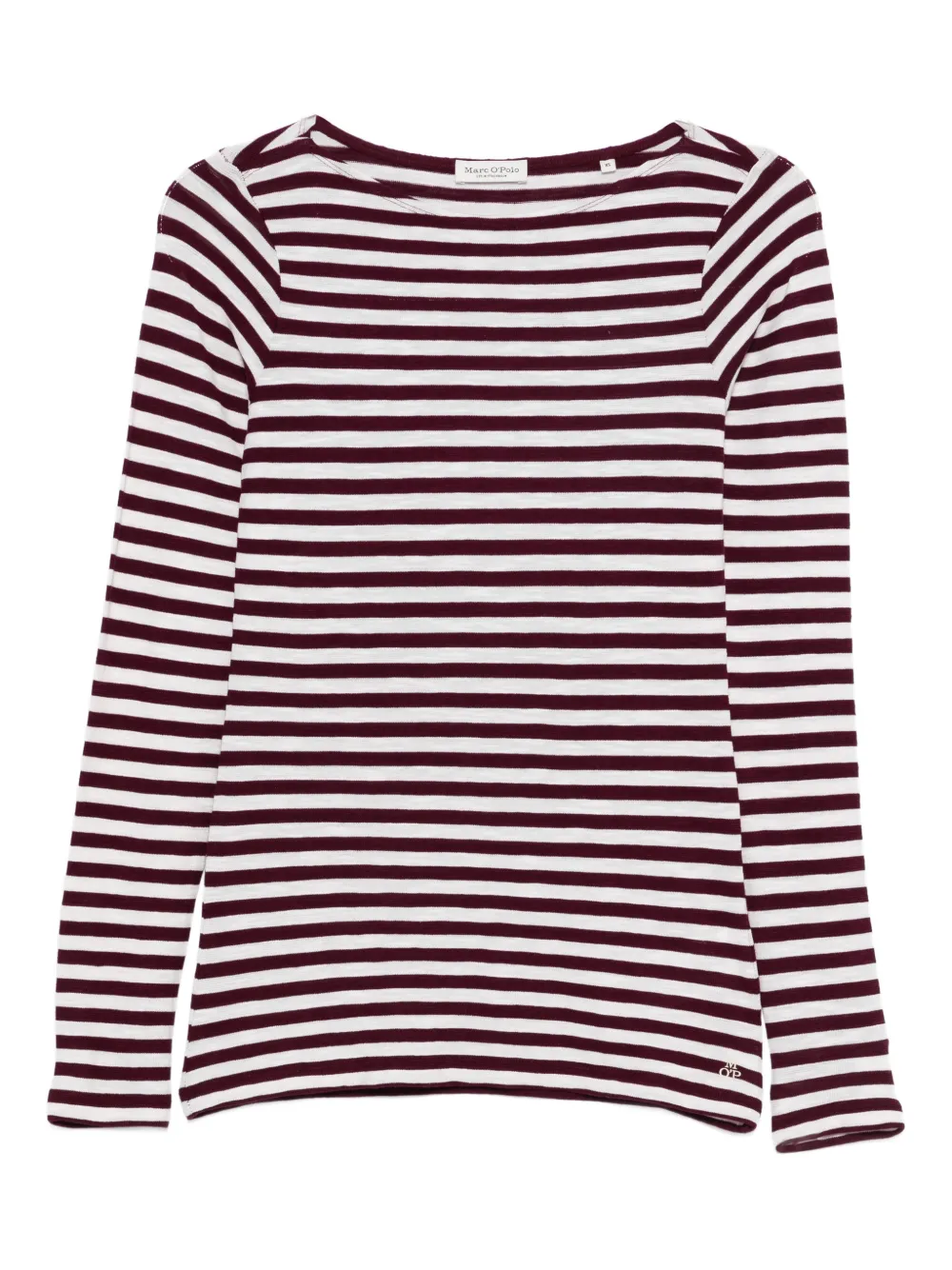 Marc O'polo Striped Long-sleeve T-shirt In White