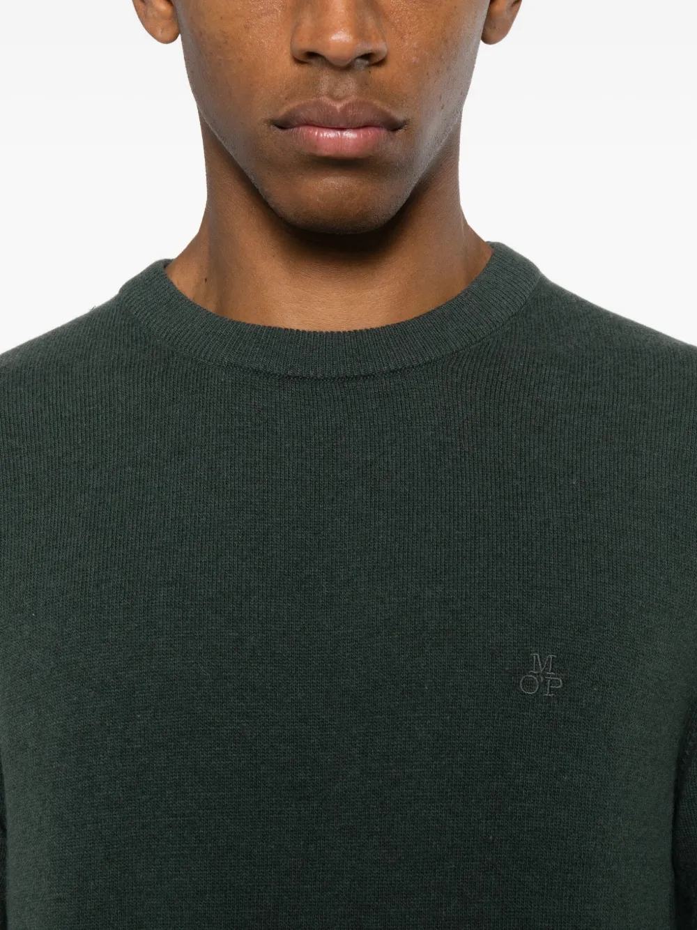 Marc O'polo Crewneck Pullover Sweater In Green