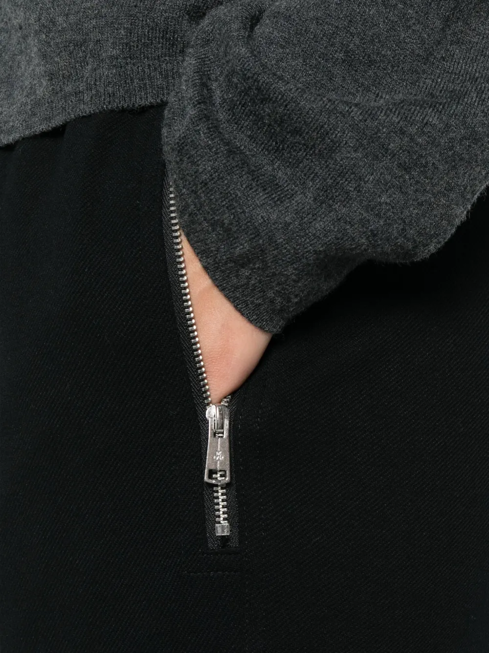 Marc O'Polo Broek met elastische tailleband Zwart