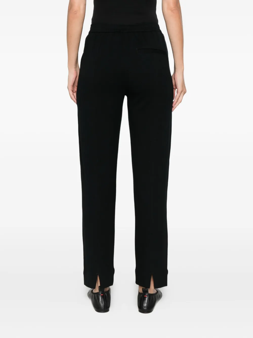 Marc O'Polo Broek met elastische tailleband Zwart