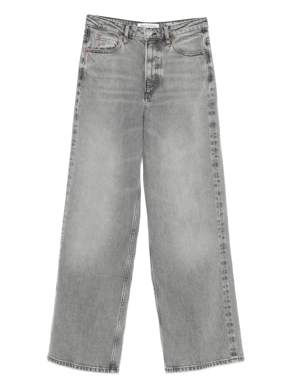 Marc O'polo Wide-leg Jeans In Gray