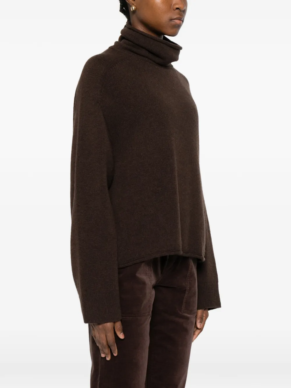Marc O'polo Turtleneck Sweater In Brown