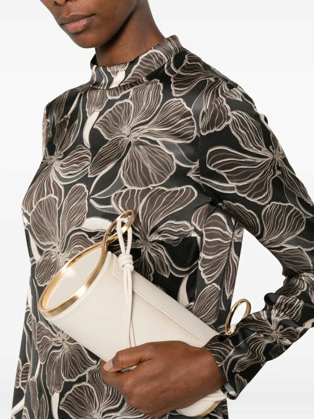 Marc O'Polo floral-print dress - Grijs