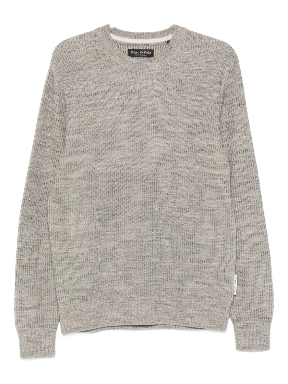 Marc O'polo Mélange-effect Sweater In Metallic