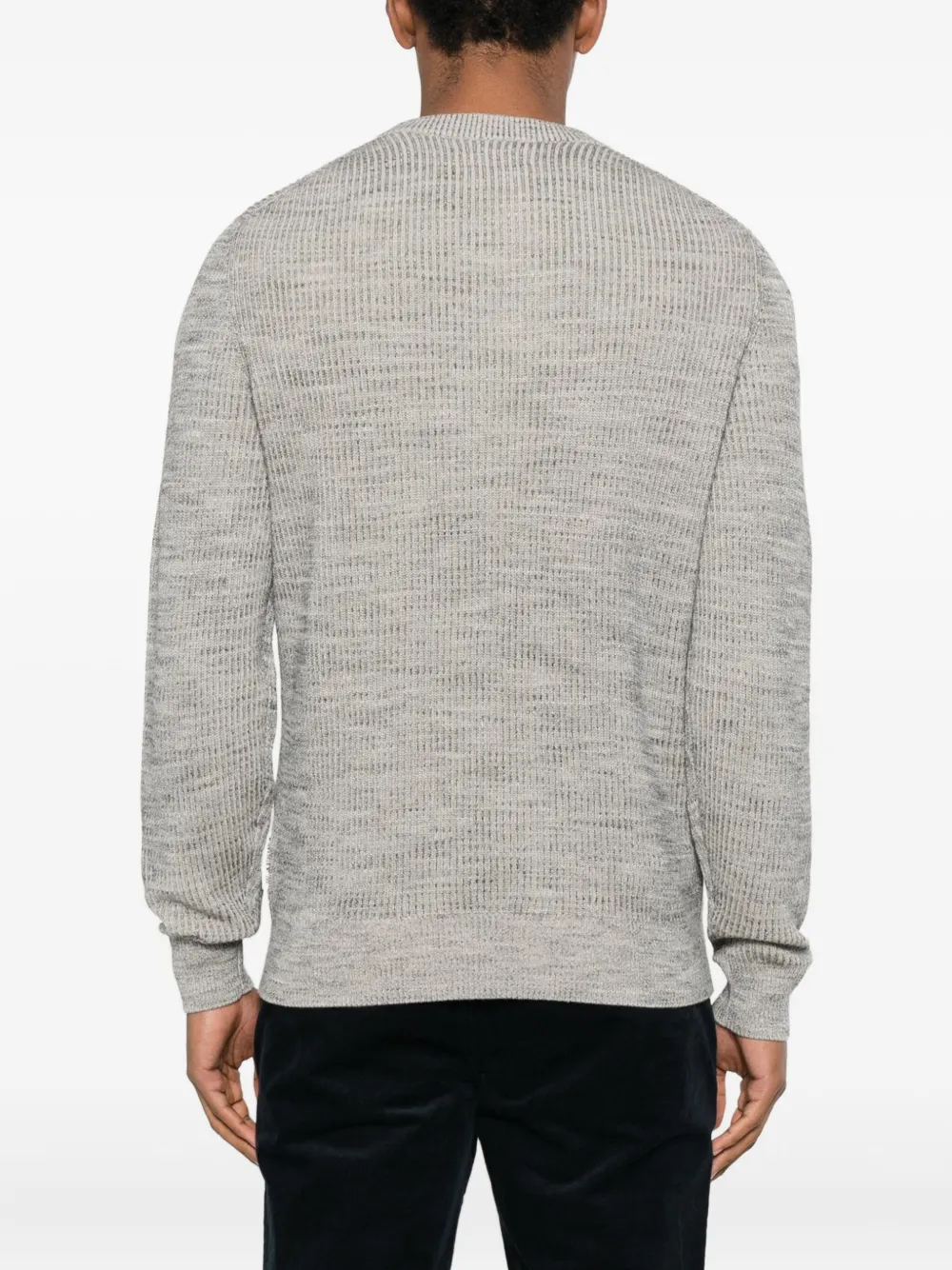 Marc O'polo Mélange-effect Sweater In Metallic