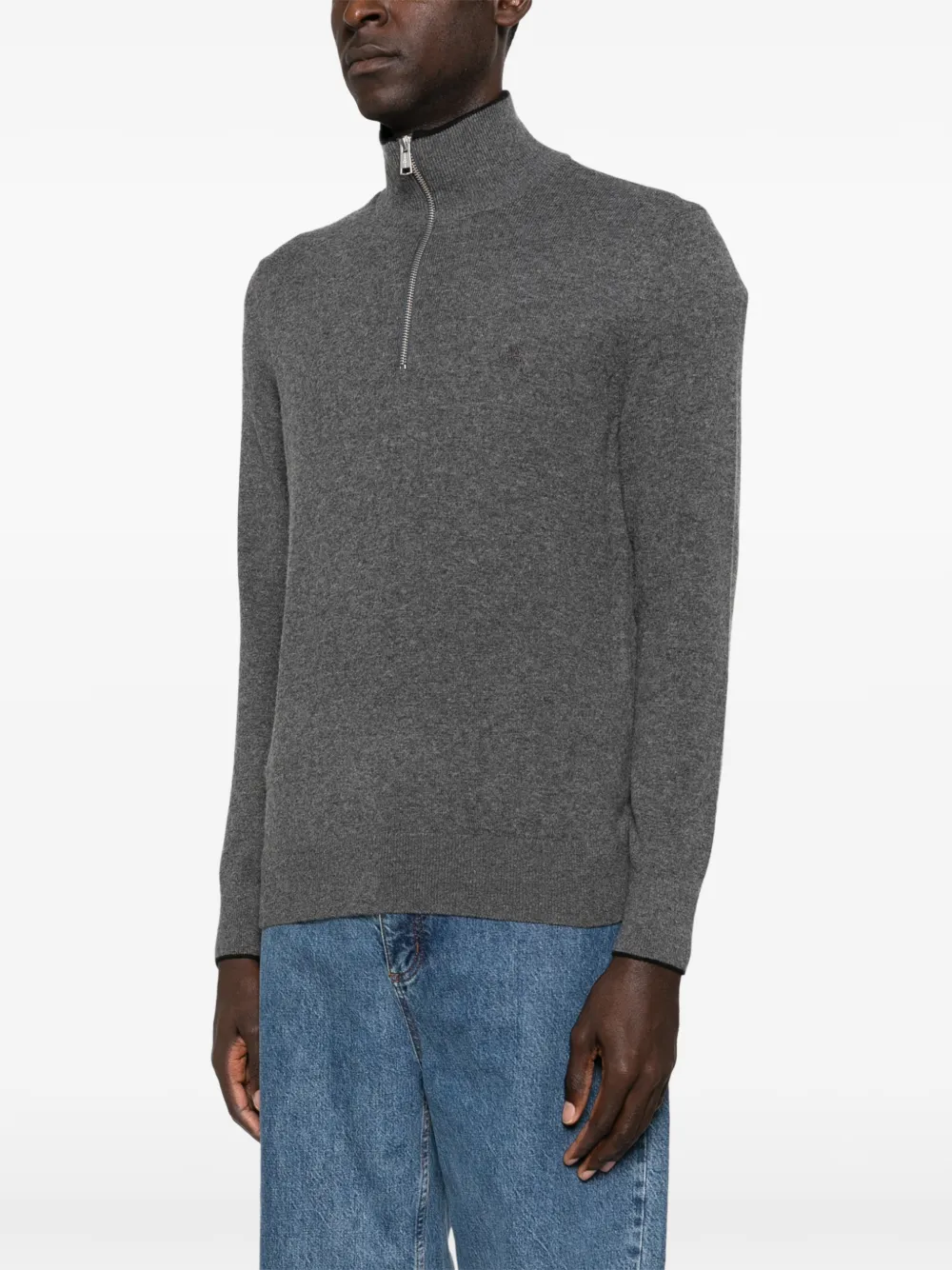 Marc O'Polo Trui met ritshals Grijs