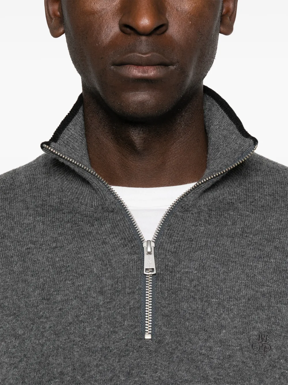 Marc O'Polo Trui met ritshals Grijs