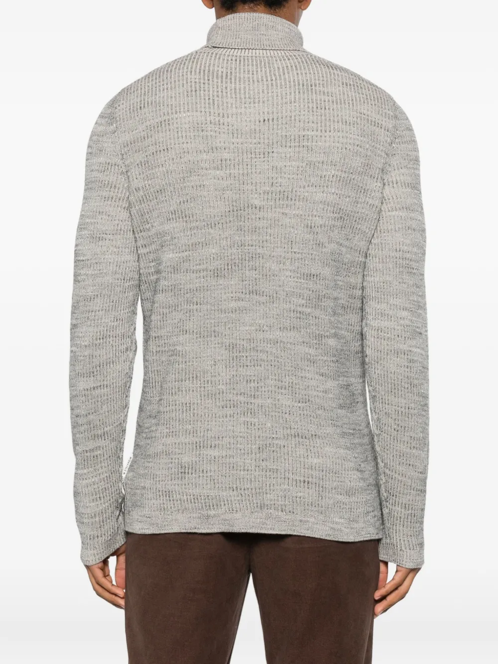 Marc O'polo Heavy Knit Turtleneck Sweater In Gray