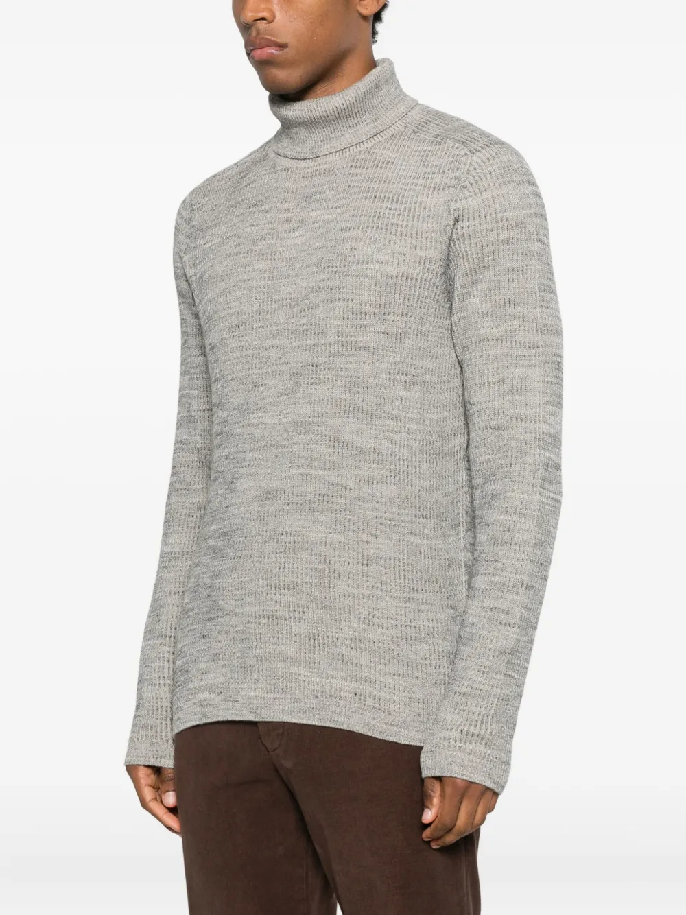 Marc O'polo Heavy Knit Turtleneck Sweater In Gray