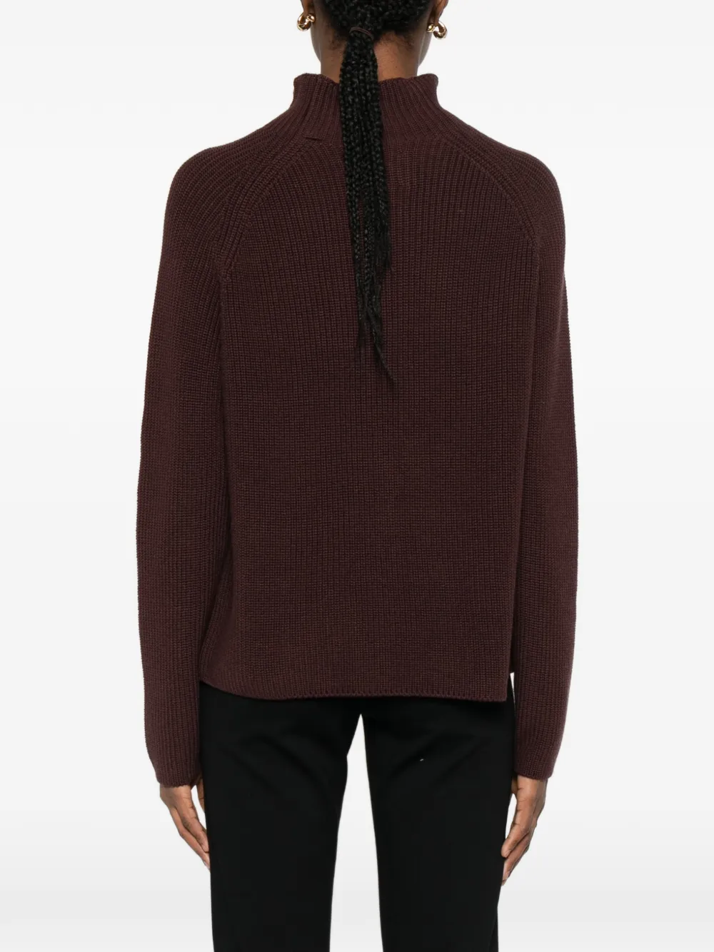 Marc O'polo High-neck Sweater In Brown
